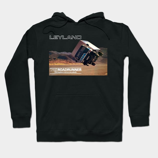 LEYLAND ROADRUNNER - advert Hoodie by Throwback Motors